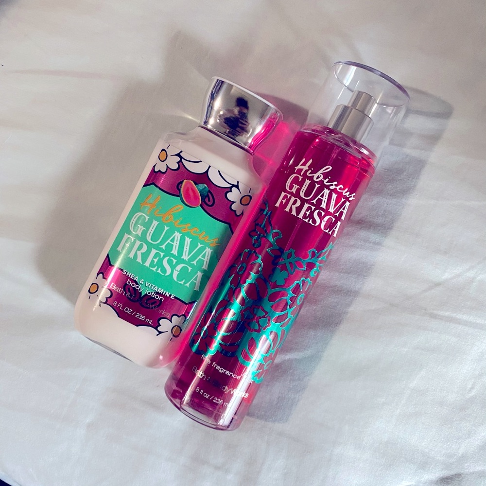 BBW Hibiscus Guava Fresca Spray& Lotion